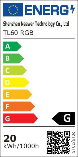 NEEWER TL60 RGB videoverlichting, RGBWW draagbare led-videolamp voor fotografie, lichtstaaf met 2,4 G app-besturing/DMX, 7 pixeleffecten, 18 scènes, 2500 K-10000 K TLCI98+, batterij 3000 mAh