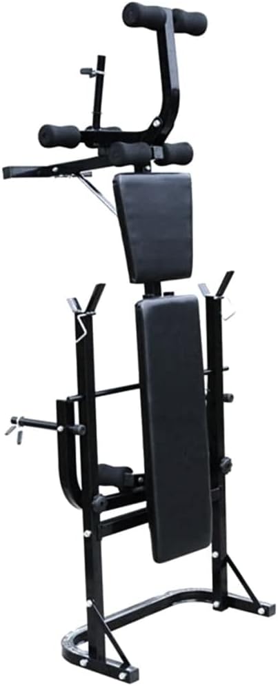 Halterbank – Fitnessbank – Trainingsbank – Bench Press – Sportbank – Verstelbaar In 4 Standen – Inclusief 30,5 kg Halterset