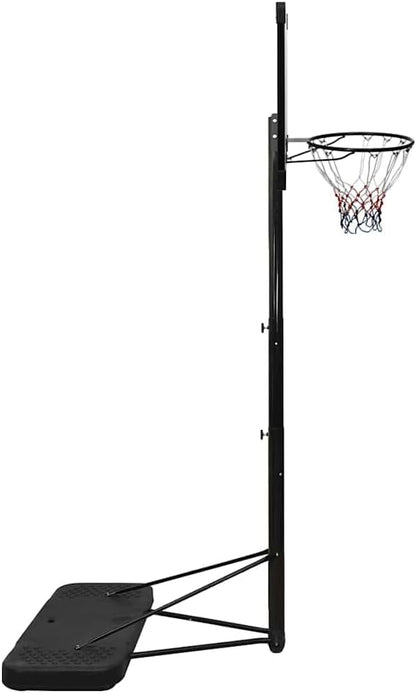 Basketbalpaal – Basketbalstandaard – Basketbalring – Basketbalbord – Basketbalset – Verstelbare Hoogte 256-361 cm – Duurzaam Polycarbonaat Transparant