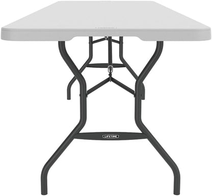 Lifetime Klaptafel, graniet, wit, 244,5 x 76,1 x 73,6 cm