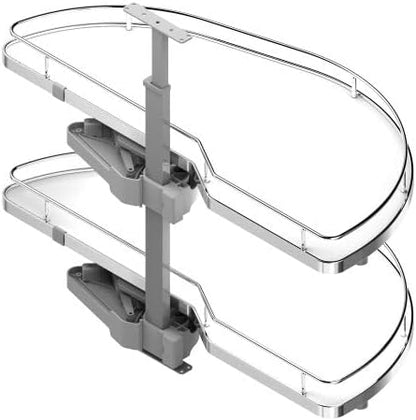 Menage Confort Schuiflade Dolphin I hoek, wit melamine, breedte van het meubel: 400 mm