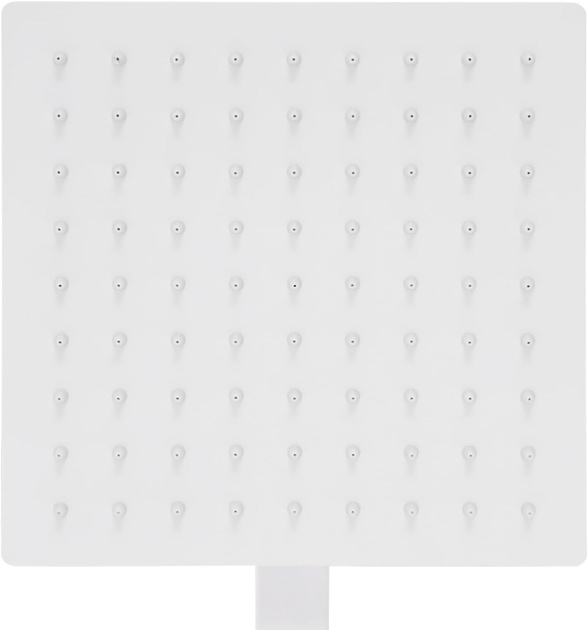 OUKANING Shower System with Thermostat, Digital, Rotary Knob, Shower Set with Storage Basket, Including Overhead Shower, Hand Shower, High Pressure Water Gun and Drain Tap (White, Colour Basin) - QUORE