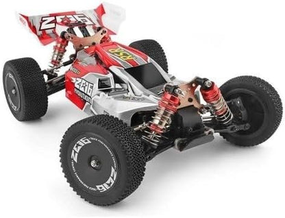 Goolsky XKS 144001 op afstand bestuurbare auto, 60 km/u, hoge snelheid, 1/14, 2,4 GHz, Buggy 4WD RC raceauto met drift RTR (groen)
