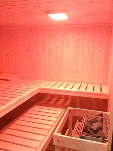 Infrarood Sauna led gekleurd licht met RF afstandsbediening/fuwarm LED sauna chromotherapie voor infraroodcabines