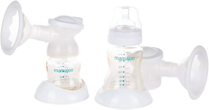 Mamajoo Elektrische dubbele borstkolf, draagbaar met drinkopzetstuk, borstkolf met USB, borstpomp voor dagelijks gebruik, zuigfles voor baby's, effectieve borstpomp voor zachte borstkolven