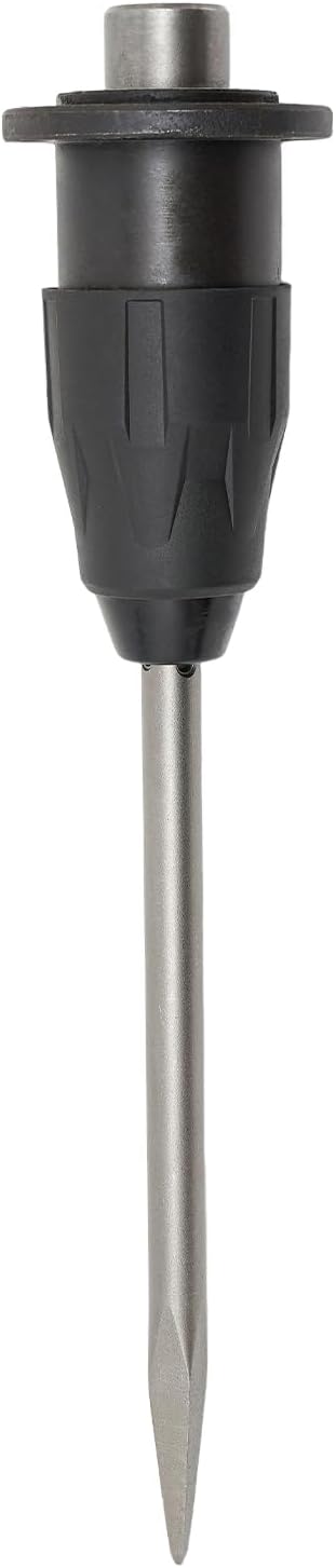 OUKANING Petrol fence post with φ55 mm φ70 mm sleeves & chisels - ramapper with 32.7 cc engine, post ram, rama apparatus 1000 W, 2230BPM, pole ram, 25-50J impact force for fencing, garden and ground - QUORE