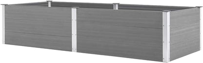 vidaXL Planter 250x100x54cm HKC gray - QUORE