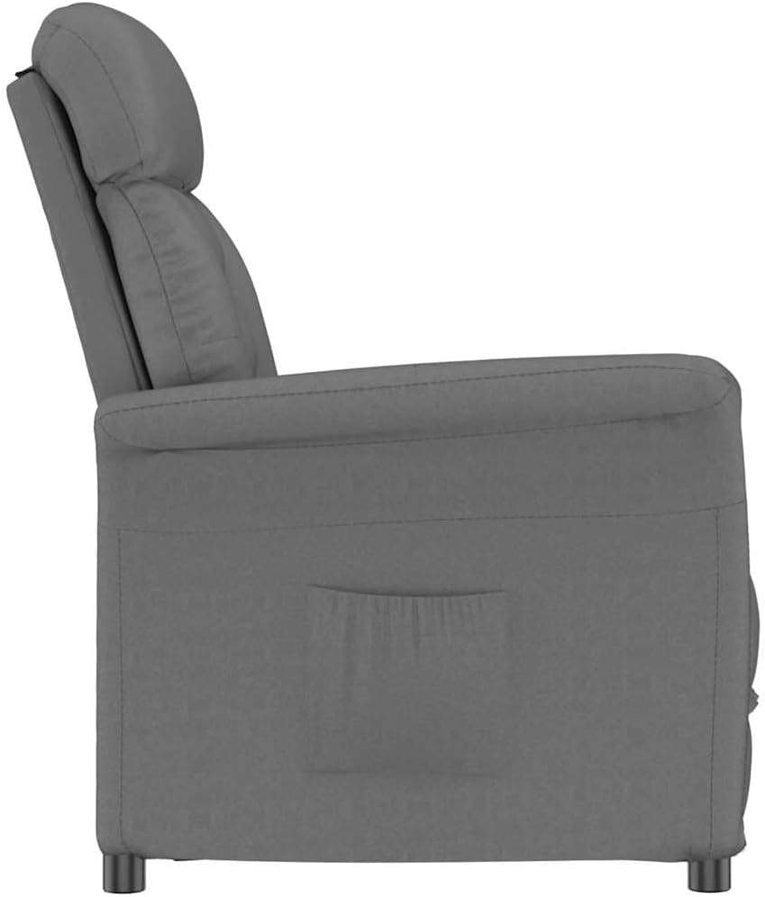 Relaxstoel – Fauteuil – Loungestoel – Ligstoel – Eetkamerstoel – Verstelbare Rugleuning – Zacht Microfiber Materiaal