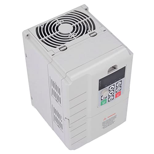 Frequentieomvormer 7.5KW, Motorsnelheidsregelaar Motoromvormeromvormer Motorsnelheidsregelaar Eenfase 220V-ingang 3-fase 380V-uitgang