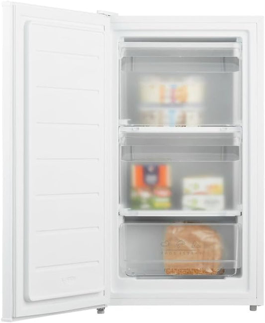 Tomado TFT4702W - Tabletop freezer - 60 liters - 3 freezer drawers - Energy label D - White - QUORE