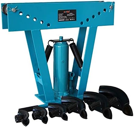 KATSU Hydraulische Pijpbuigmachine 12 Ton Buigmachine met 6 Matrijzen 1/2" - 2"