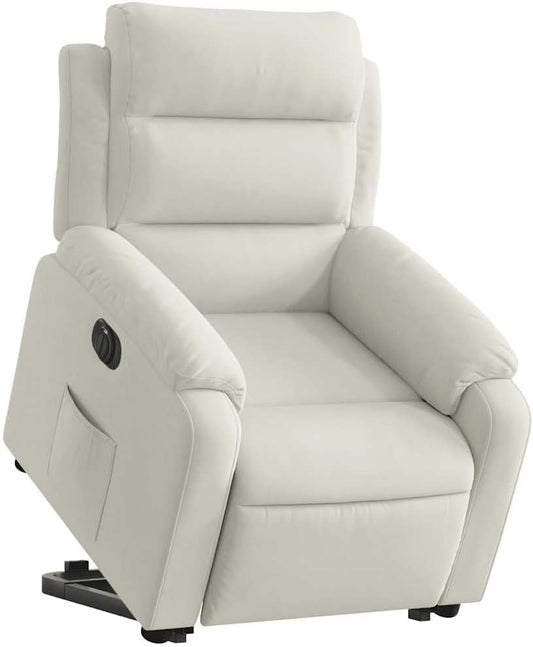 Elektrische Sta-Op Fauteuil – Sta-Op Stoel – Relaxfauteuil – Verstelbare Fauteuil – Elektrische Relaxstoel – Fluwelen Bekleding – Elektrische Verstelbaarheid Tot 135 Graden