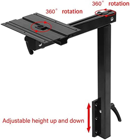 Afneembare Rechthoekige Marine/RV Tafel, Afneembare Draaibare Tafelpoot 360° Rotatie, Afneembaar Tafelpoot Systeem voor RV, Boot, Ponton, Jachten Recreatieve Voertuig Boot