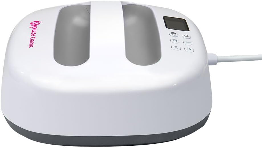 plottiX PL0301014 iXpress Classic 2-transferpers, 22,5 x 22,5 cm, metaal, wit, compact