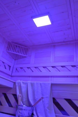 Infrarood Sauna led gekleurd licht met RF afstandsbediening/fuwarm LED sauna chromotherapie voor infraroodcabines
