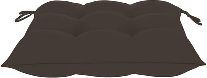 Tidyard Tuinstoelen, opvouwbaar, 4 stuks en kussens, voor buiten, terras, fauteuil, hout, tuin, outdoor, massief hout, acacia 14# - QUORE