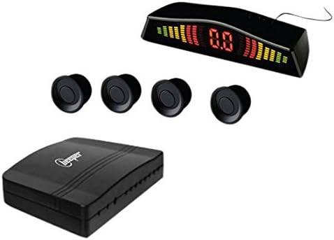 Parkeersensoren Set – Parkeerhulp – Achteruitrijsensoren – Parkeerassistent – Inparkeersysteem – Detectiebereik 2,5 m tot 30 cm – Draadloos Led/Lcd-Display