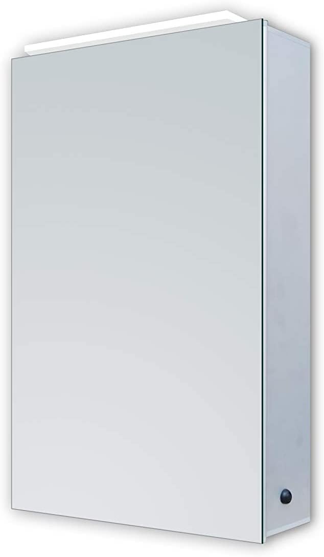 Talos Mirage LED spiegelkast - lichtkleur 4200K - aluminium body - 40x 60 cm
