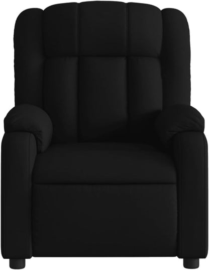 Elektrische Massagestoel – Fauteuil – Relaxstoel – Ligstoel – Tv-Stoel – Verstelbare Rugleuning en Voetsteun – 6-Punts Vibratiemassage – Lichtgrijze Gestoffeerde Zitting