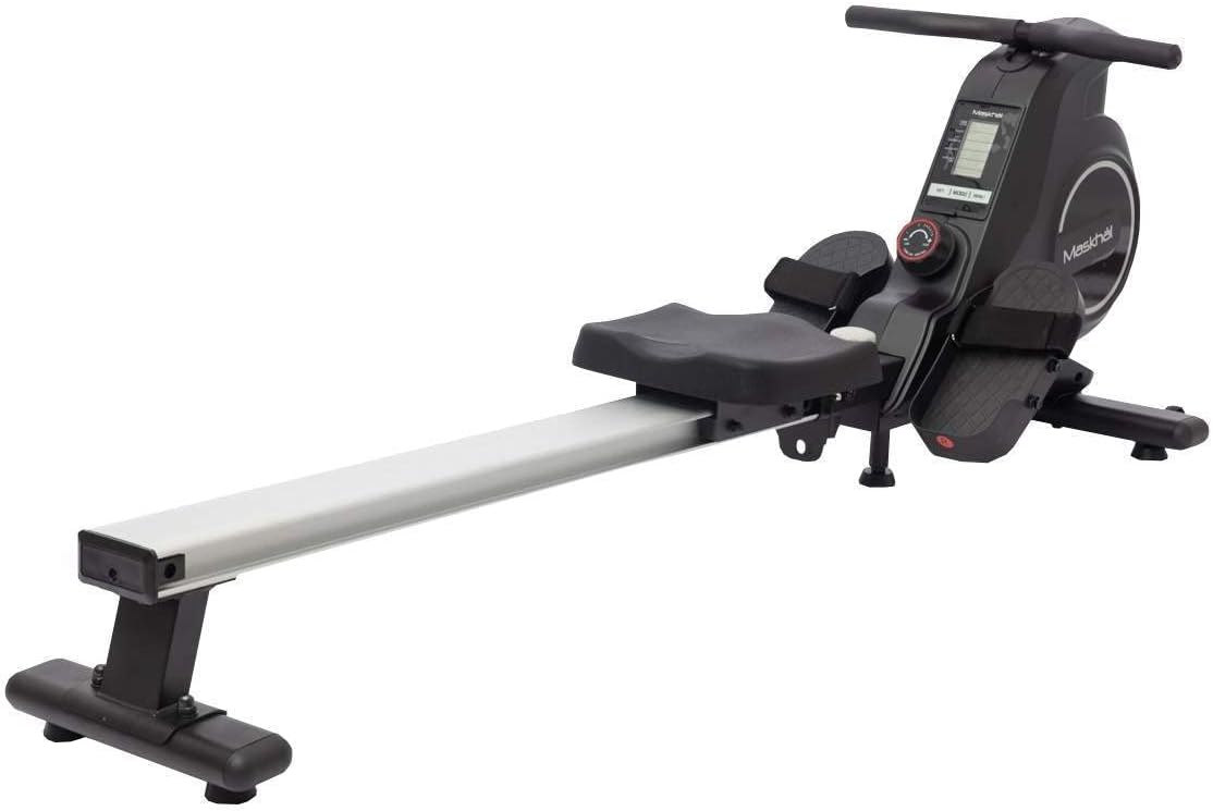 Home Rowing Machine MK270, Rowing Training at Home or Gym, 8 Resistance Levels, LCD Console, Bluetooth Connection to Mobile Phone or Tablet. - QUORE