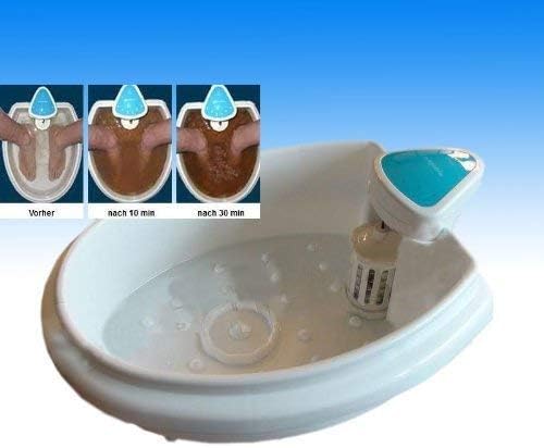 Voetenbad Wit – Voetmassagebad – Voetenspa – Voetbad – Voetverzorgingsapparaat – 3 Spoelen – Incl. 5 Beschermers