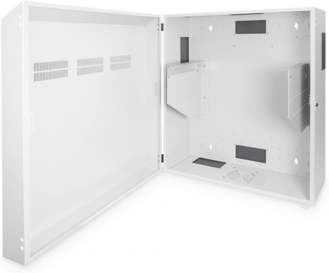 DIGITUS Netwerkkast 19 inch 6 HE - horizontale opbouw-wandmontage - serverkast - opbouw - draagvermogen 100 kg