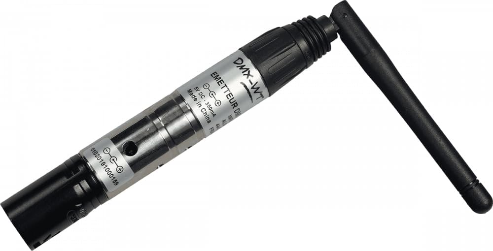 Draadloze DMX-Zender – DMX-Zender – DMX-Transmitter – Wireless DMX – Mannelijke XLR 3-Pins – 2,4 GHz – Bereik Tot 400 Meter