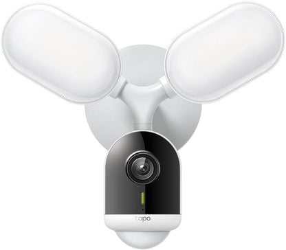 TP-Link Tapo Floodlight Outdoor Security WiFi-camera, draadloos, 2800lm ultrahelder, 2K QHD, IP65, 270° beweging, full colour nachtzicht, slimme AI-detectie (Tapo C720)