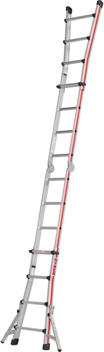 Hymer Telescopische ladder, aantal sporten 4 x 4