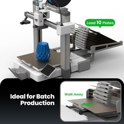 Handsfree batch-printen voor Bambu Lab A1 & A1 Combo 3D-printer Swpapmod | Automatisch Build-Plate-wisselsysteem | Capaciteit van 10 platen | Auto Wissel-PEI-platensysteem