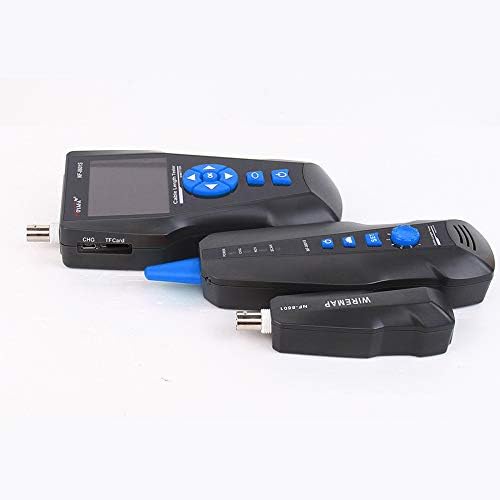 KALEA- ∙QUE netwerktester RJ45 RJ11 USB BNC voor lengte layout detectie PoE Ping. Opslag en export van de tests mogelijk. Lithium-batterijen. TDR-technologie.