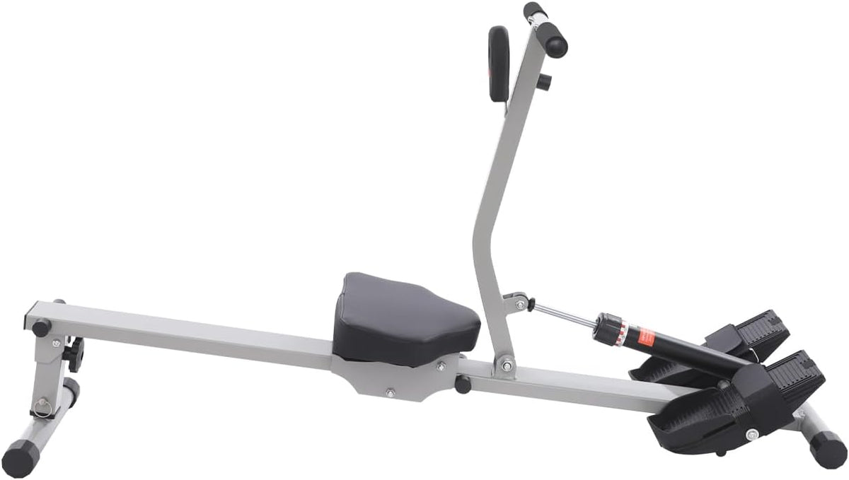 Rowing Machine with 12 Resistance Levels, Fitness Rowing Machine, Hydraulic Rowing Machine with LCD Monitor - QUORE