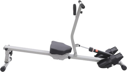 Rowing Machine with 12 Resistance Levels, Fitness Rowing Machine, Hydraulic Rowing Machine with LCD Monitor - QUORE