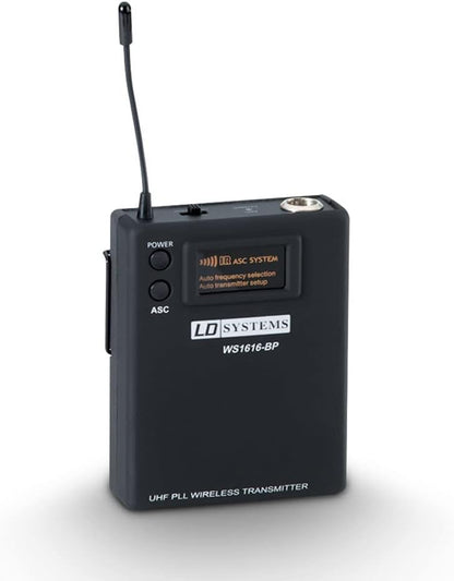 Mobiele PA Luidspreker Met Headset 584-607 MHz – Mobiele Geluidsinstallatie – Draagbare Geluidsoplossing – PA Speaker – Geluidssysteem – Geïntegreerde Accu – CD/MP3/USB/SD-Speler