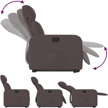 Relaxfauteuil – Relaxstoel – Tv-Fauteuil – Ligstoel – Opsta-Fauteuil – Elektrische Opsta-Ondersteuning – Handmatig Verstelbare Rugleuning