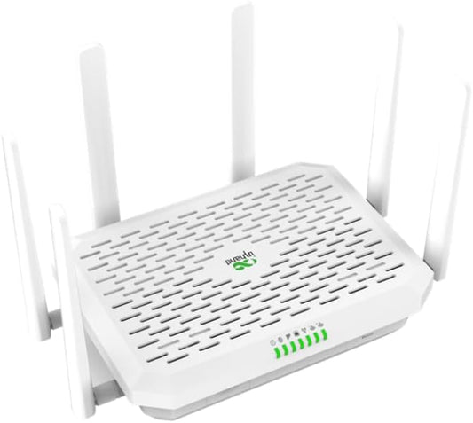 InHand Networks 5G Router Bliksemsnelle 5G & Wi-Fi 6 (AX3600), Dual SIM Ondersteuning, 2x 2.5GbE Poorten, Cloud-Managed,Built–in VPN, Internet voor Kantoor, Retail en RV