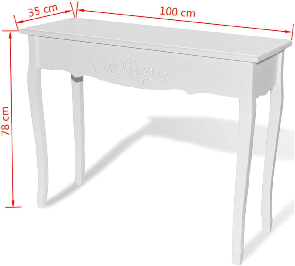 vidaXL Side table White Side table Table Tables Side tables Furniture