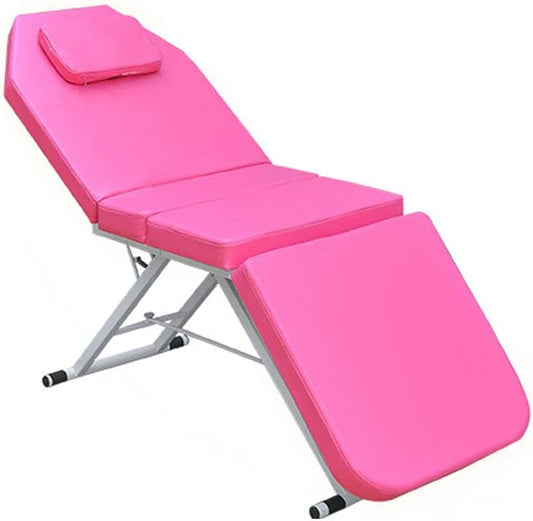 Lightweight Folding Chair Beauty Salon Spa Tattoo Bed Folding Area Mobile Foldable Massage Table Massage Sofa Cosmetic Sun Lounger Beauty Salon PVC Cosmetology Massage Chair 3 - QUORE