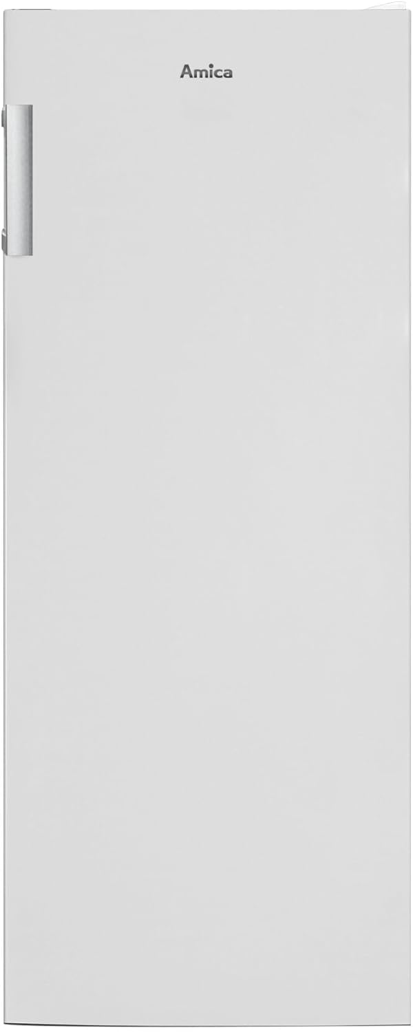 Amica Freezer, white, 177 litres, 144 cm high, energy label: C/four drawers, 2 compartments with flap, interchangeable door stop - QUORE
