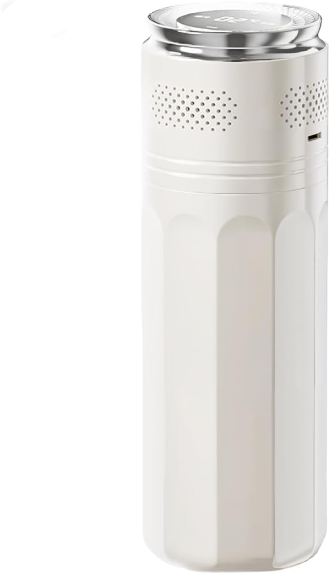 USB-reis-insulinekoelbox – Draagbare Medische Koelbox – Insulinekoelkast – Medicijnkoeler – Reis-Koelbox – Temperatuurregeling 2-8 °C – LCD-Display en USB-Voeding (Wit)