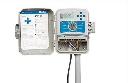 HUNTER Elektrische irrigatietimer X2 1401 14-weg irrigatiecontroller, compatibel met wifi-wandmodule (niet meegeleverd) van Garden Prime