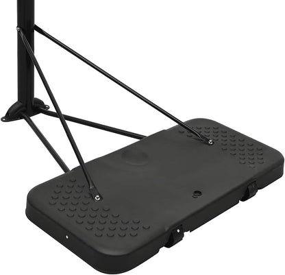 Basketbalpaal – Basketbalstandaard – Basketbalring – Basketbalbord – Basketbalset – Verstelbare Hoogte 256-361 cm – Duurzaam Polycarbonaat Transparant