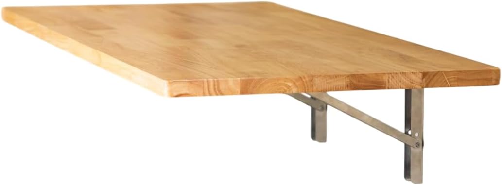 StoreYourBoard Wandmontage opvouwbare werkbank, garage en huis industriële kwaliteit massief houten tafelblad, houdt 200 lbs