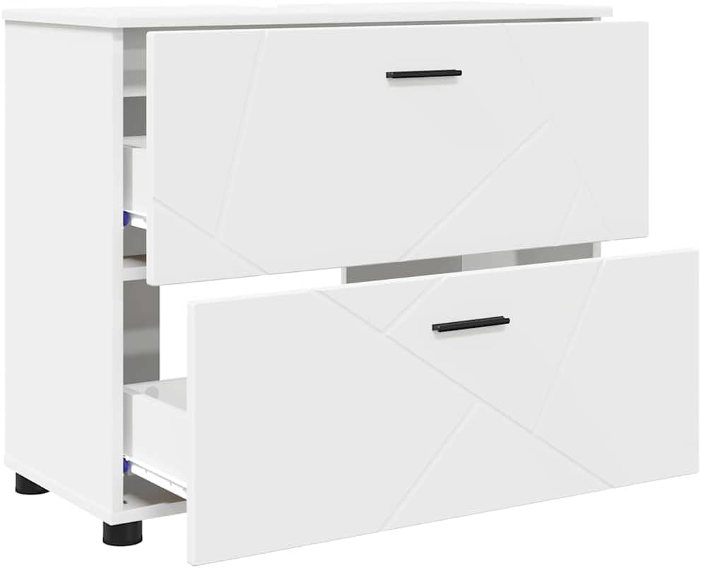 vidaXL Bathroom Set - Modern furniture for home storage, sleek design, decorative cabinet - QUORE