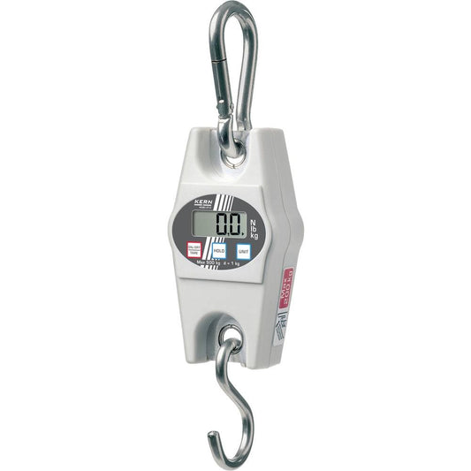 KERN Hangenweegschaal HCB 20K10 (weegbereik max. 20 kg, afleesbaarheid 10 g, voor industrie + privégebruik, wegen van voedsel/koffer, enz.)