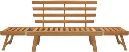 vidaXL Garden bench 2-in-1 190 cm solid acacia wood