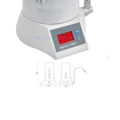 Waterfilter Onderkast – Keukenwaterfilter – Kraanfilter – Drinkwaterfilter – Onderbouwfilter – 0,5 Micron Actieve Kool – Ingebouwde Display