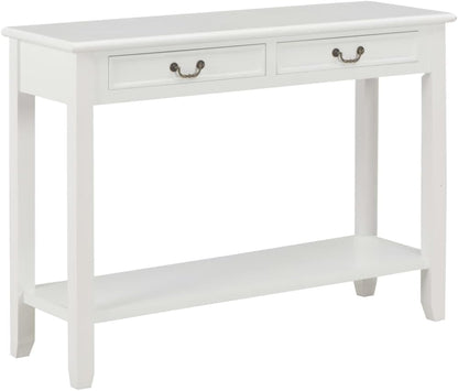 vidaXL Wall table 110x35x80 cm wood white