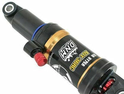 DNM AOY-36RC Mountain Bike Air Rear Shock met Lockout 165 x 35 mm 4-systeem, goud, ST1475-T