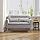 2-zitsbank – loveseat – kleine bank – tweezits – compacte sofa – grijs – stevig houten frame – ergonomisch comfort